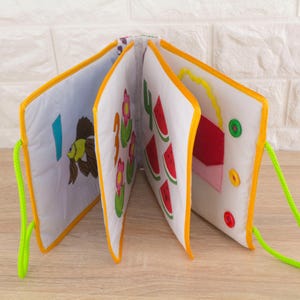 Montessori Toddler Quiet Book: Soft Activity Counting Book