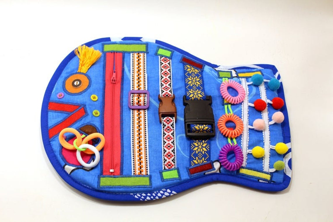 Easy Use Color Dementia Fidget Blanket Adult Man Woman Etsy