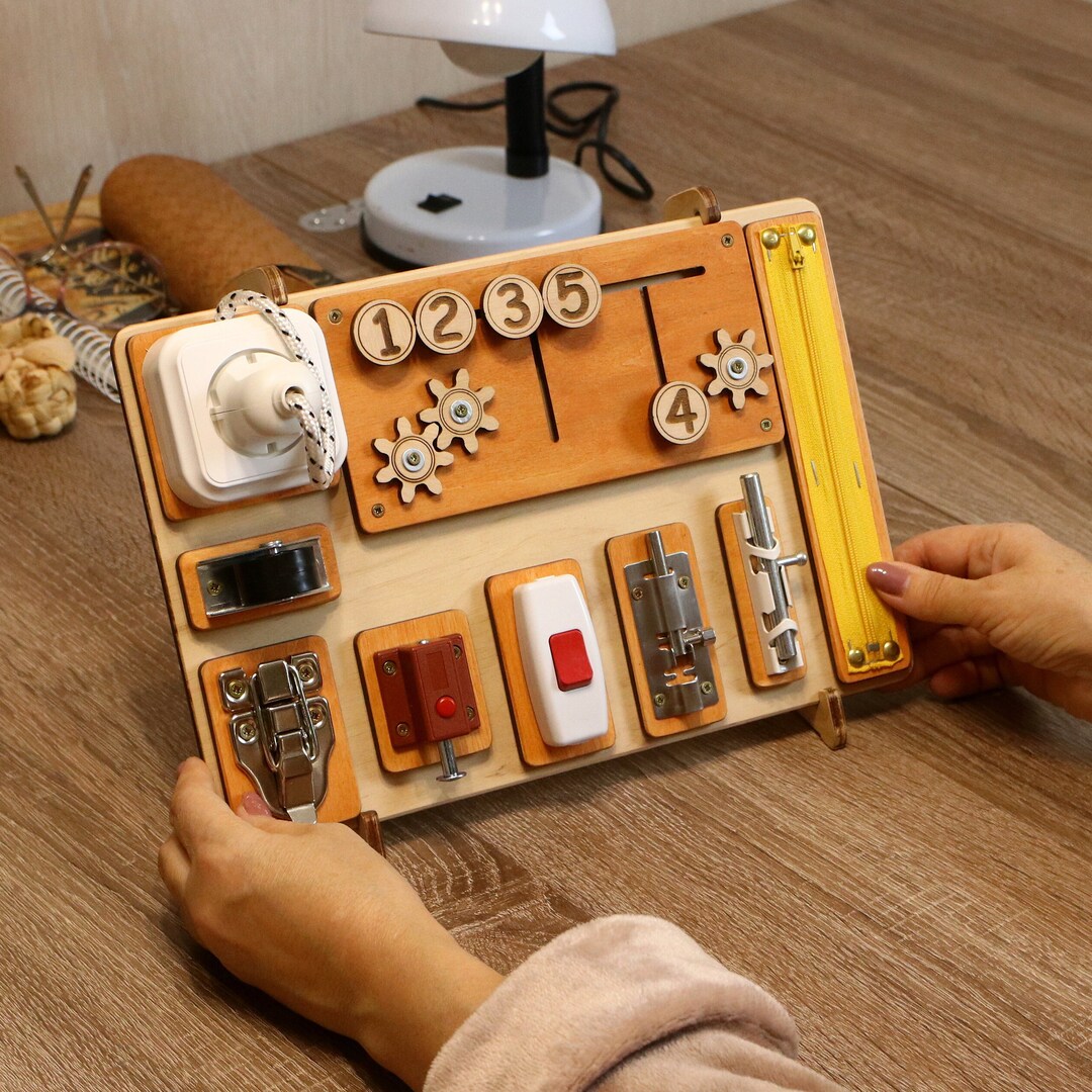 Dementia Fidget Board, Busy Board for Adults, Nursing Home Gifts