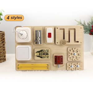 Dementia Activities Busy Board - Adult Fidget Toy for Fine Motor Skills