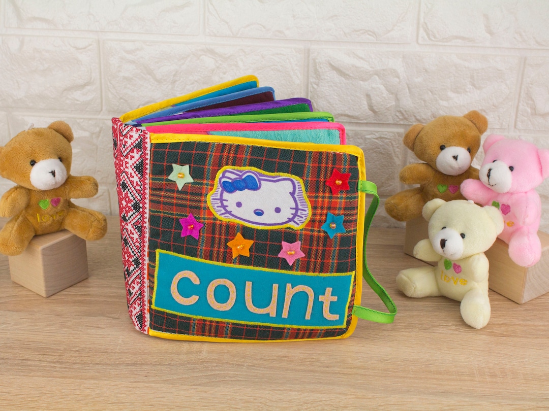 Learn to Count Busy Book 2 Year Old Toddler Quiet Book Etsy