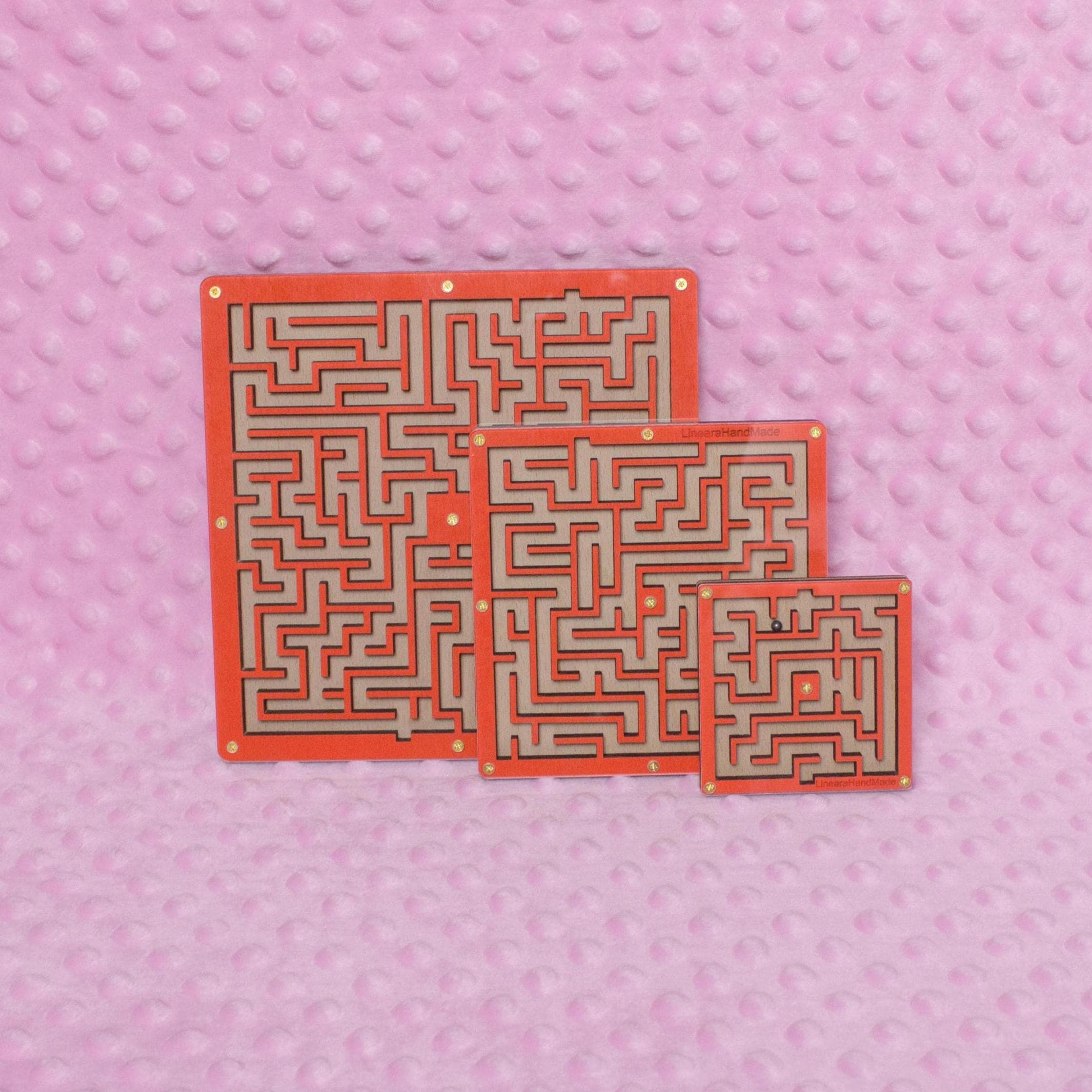 Calming Wooden Maze Toy, Focus Toy for Kids, Quiet Time Activities