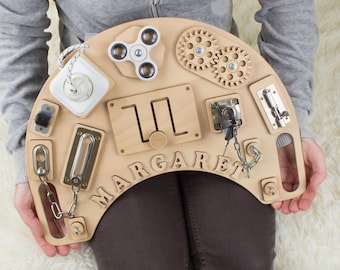 Painel de atividades antiestresse para homens com demência, painel sensorial para idosos, presente ideal para pessoas com Alzheimer.