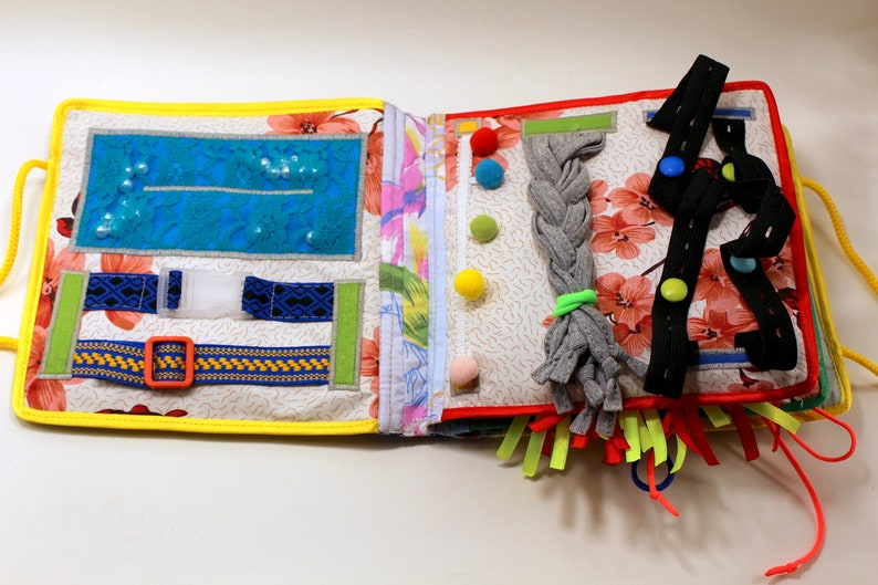 Busy Sensory Quiet Book Dementia Activity Book Memory Etsy