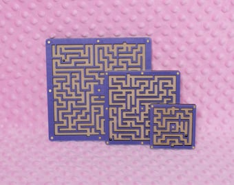 Special Needs Wooden Maze Toy, Autism Friendly Toy, Play Therapy Toy