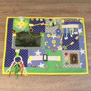 Sensory blanket for toddler, Buckle fine motor skills activities for preschool, Montessori learning toys for 2 year old, Christmas gifts