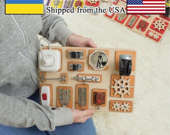 Montessori Dementia Boards, Activity Fidget Busy Board Adults, Alzheimers Gifts