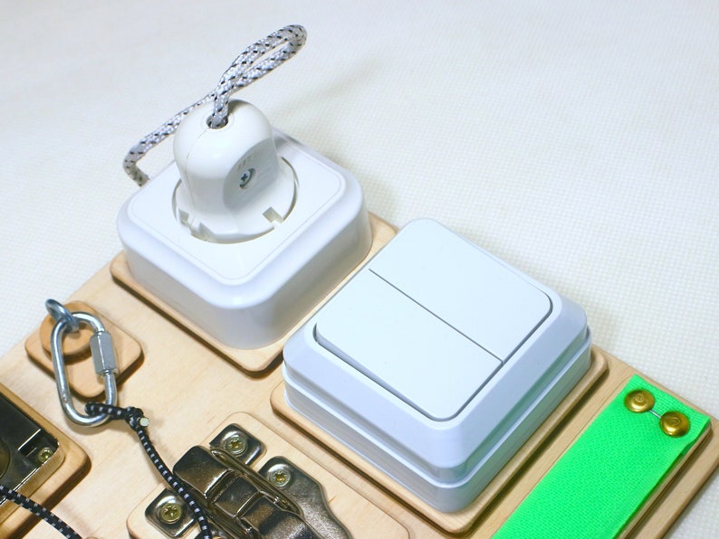 Educational Toys Toddler Busy Board Montessori Materials image 6