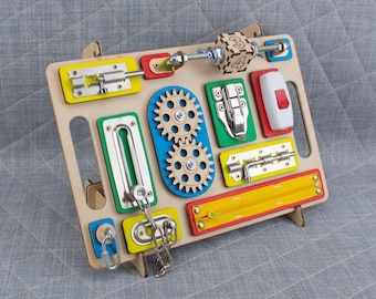 Special Gift for Elderly Dad, Alzheimer Dementia Busy Fidget Board