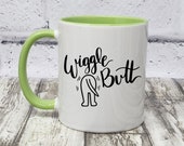 Dog Mug | Novelty Mug | Funny Gifts | Furr Baby Mug | Wiggle Butt | Personalised Mug | 9 Colour Choices