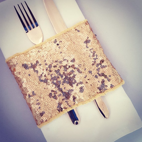Sequin Napkin Holder Ring Etsy