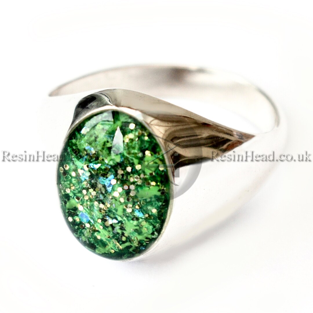 Silver Seel Ringe Men's Solid Sterling Silver Seal Rings - Your Own Custom Colour Design ...