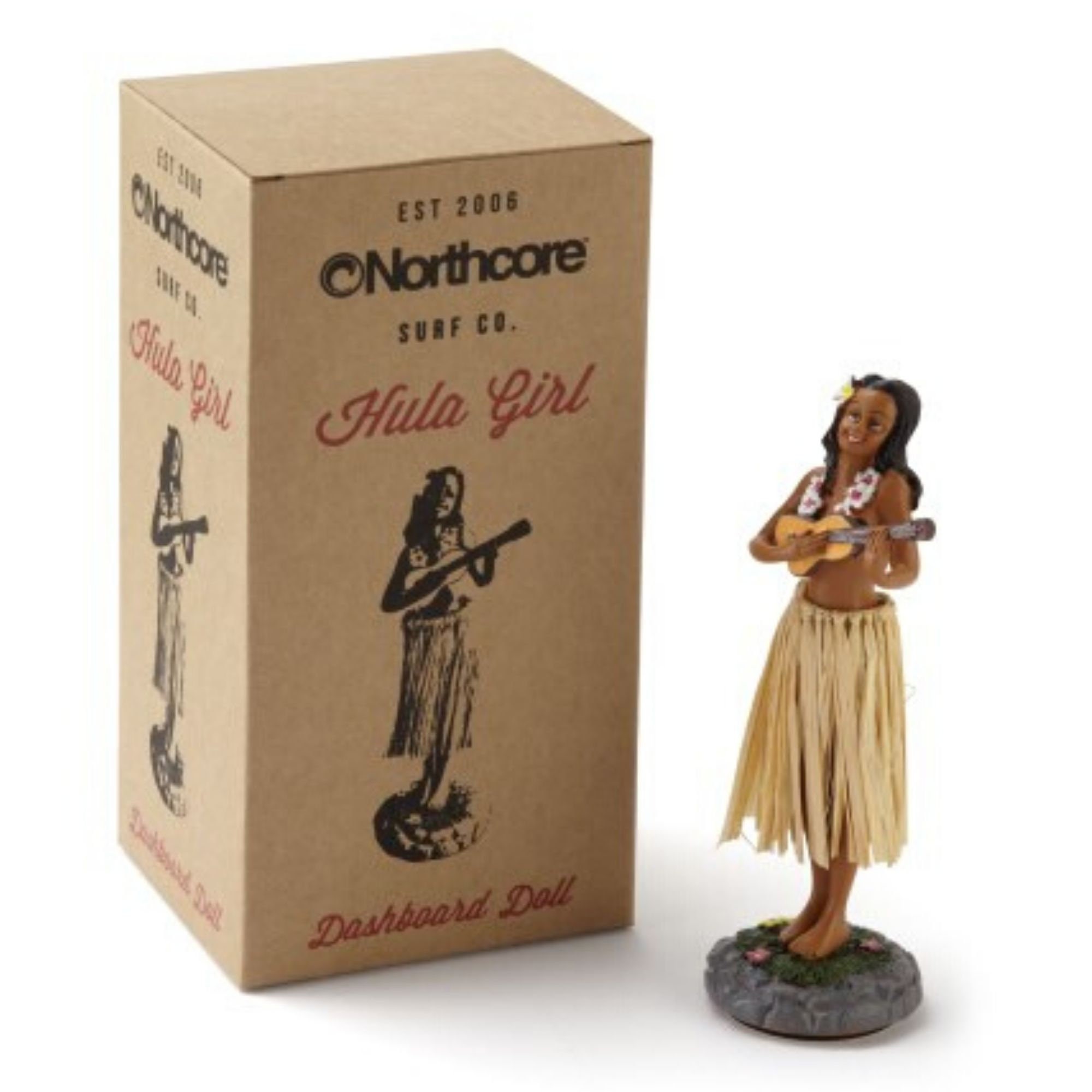Hawaiian Hula dashboard doll