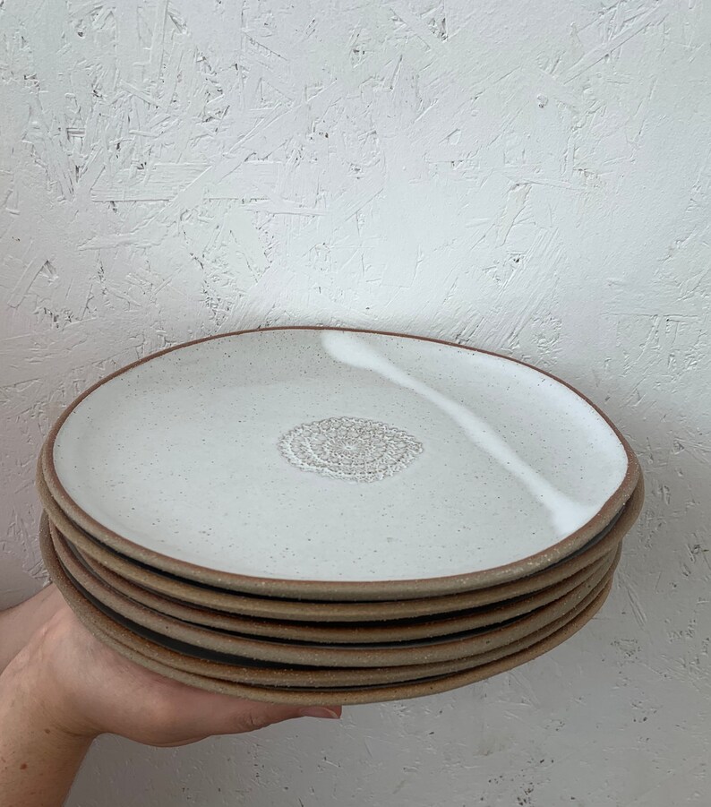 White Tapas Plate handmade White Ceramic Plate White Ceramic Etsy