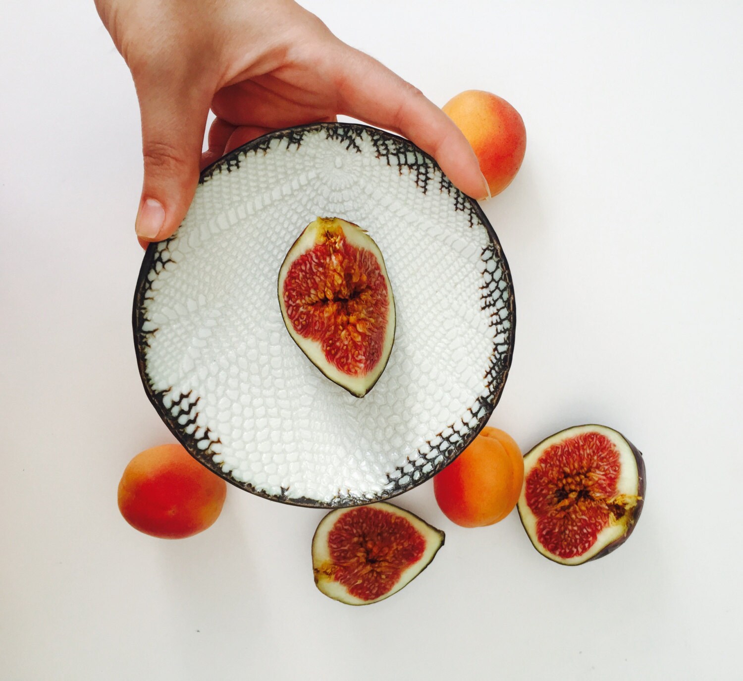 Porcelain Jewellery Dish / Jewellery Plate / Porcelain Lace Etsy