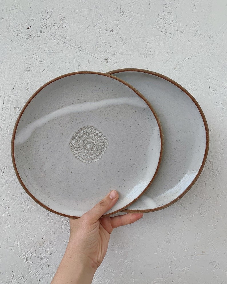 White Tapas Plate handmade White Ceramic Plate White Ceramic Etsy