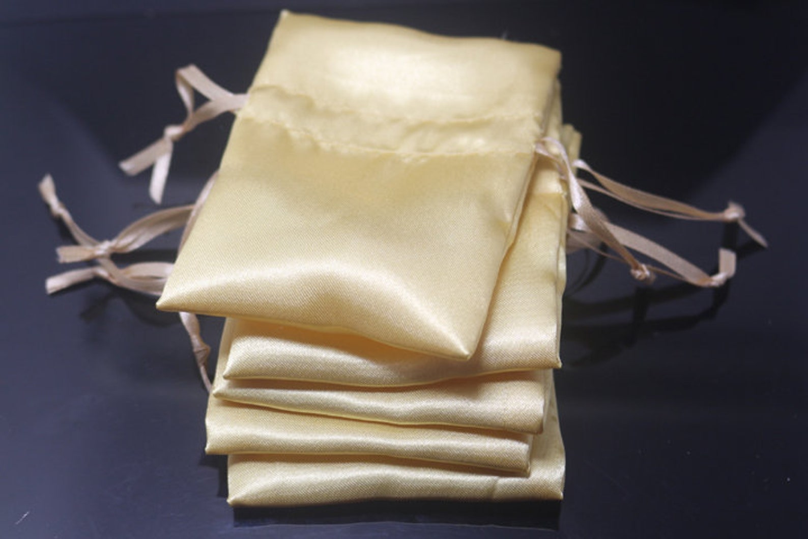 20pcs Yellow Silk Bags Silk Jewelry Pouch Satin Patterns Etsy
