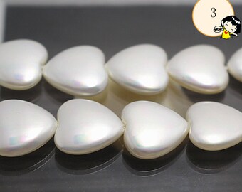 Pendentif Perle South Sea Shell 15mm – Or, Coquillage, Neuf Sans Boîte