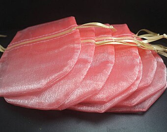 20 PCS Pink Drawstring Bags, Wedding Gift Packaging Bags, Jewelry Party Bags, gift packaging