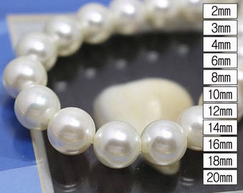 Rare Huge 18mm Genuine White South Sea Shell Pearl Round Beads Necklace 18'' AAA
