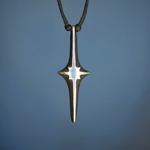 North Star Necklace in Sterling Silver / Polaris Pendant / Guiding Star Symbol of Inspiration and Hope