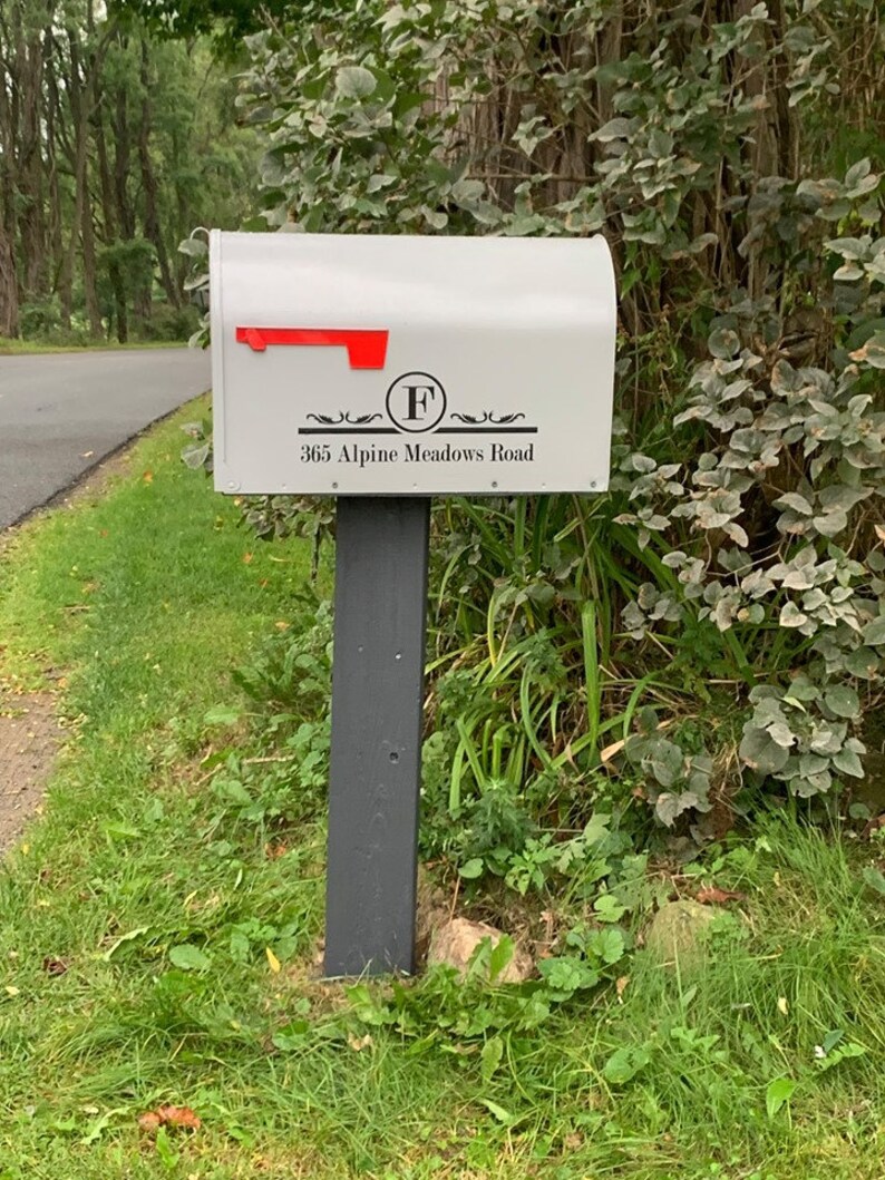 Mailbox decalRural Mail Delivery decaladdress decal for Etsy