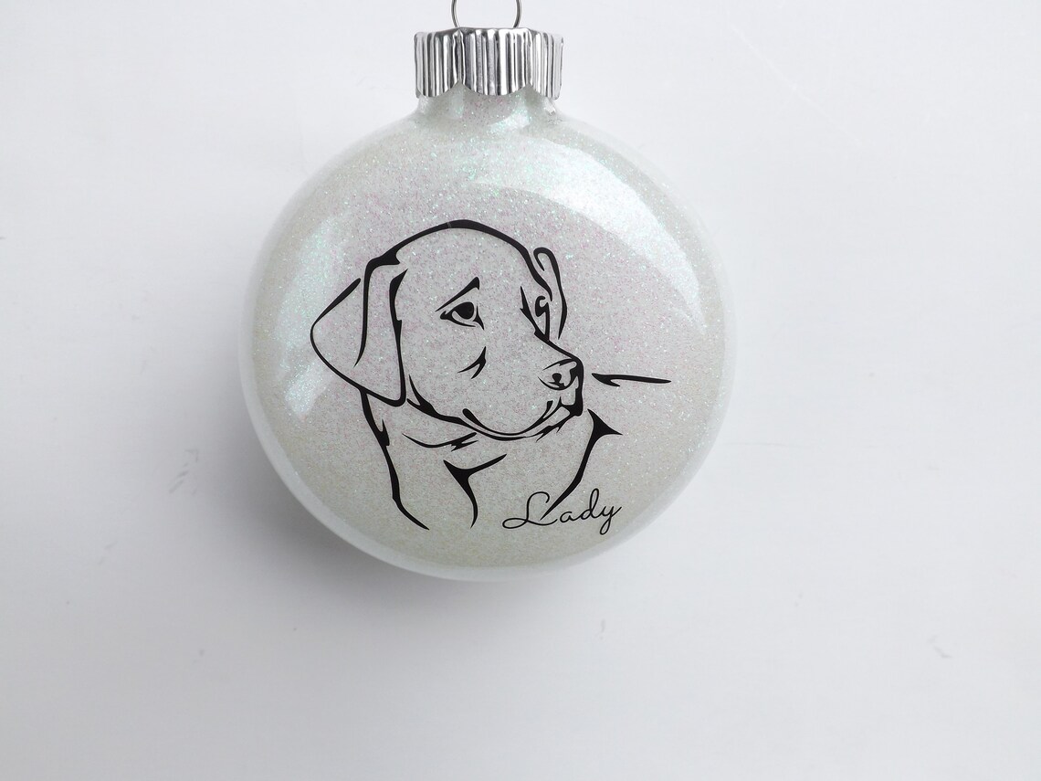 Dog Ornaments Glass Ornaments Dog lover giftglass dog Etsy