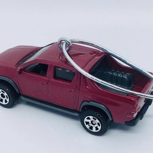 Toyota 2018 Hilux Pickup Truck Christmas Ornament-tree ornament-rear mirror ornament-light/fan pull-1:64 scale vehicle