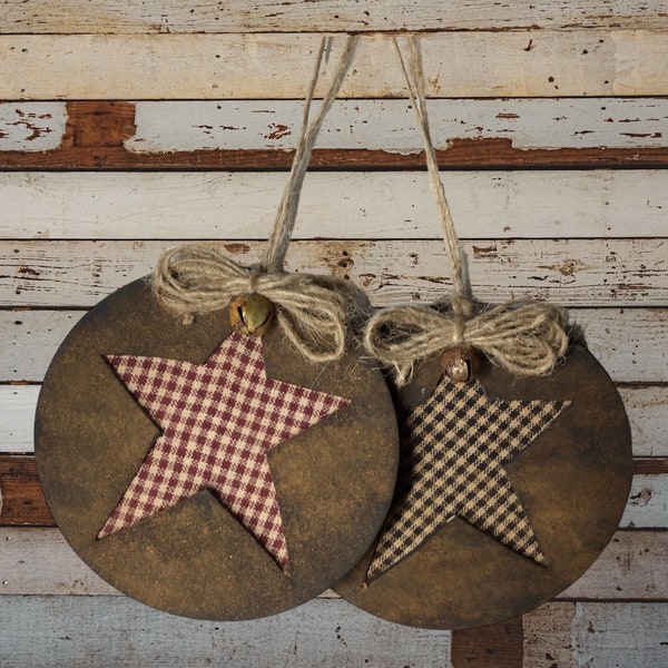 Farmhouse primitive tree ornament-cupboard ornament-bowl filler