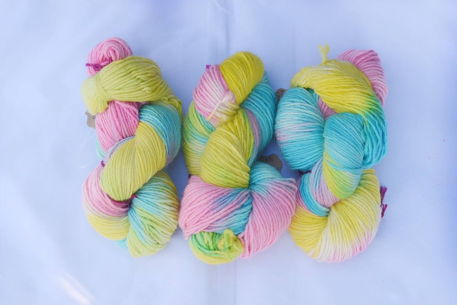 Easter eggs spring colored yarn hand dyed yarn 100 dyed Etsy