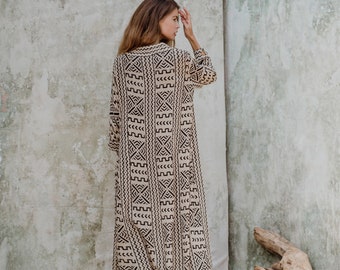 long cotton jacket