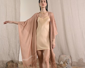 SHORT ROSE SLIP Dress - Champagne - Short slip Dress ⋄ Robe boheme chic - Silk - Bridesmaid robe - Boho evening dress -Camisole dress