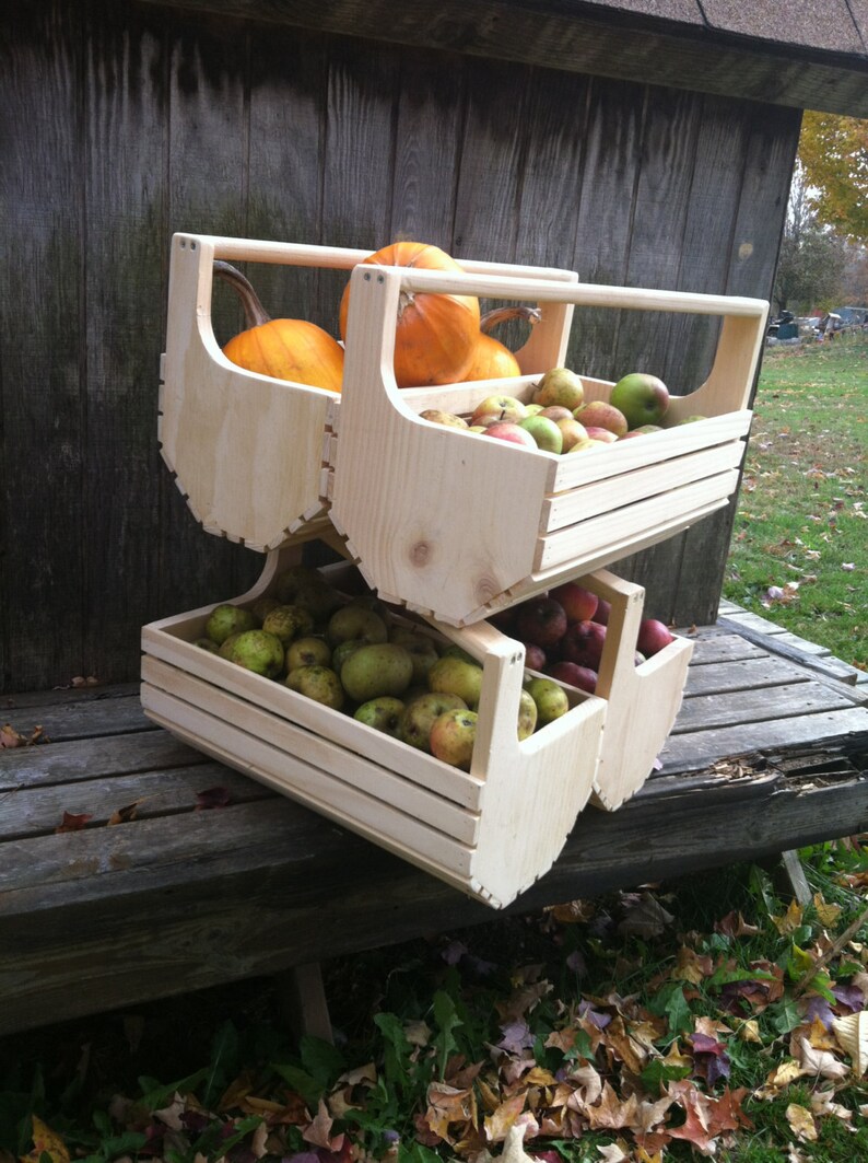 Handcrafted Garden Harvest basket multi use basket Garden Etsy