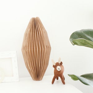 Origami table decor made by recycling Kraft paper - Big