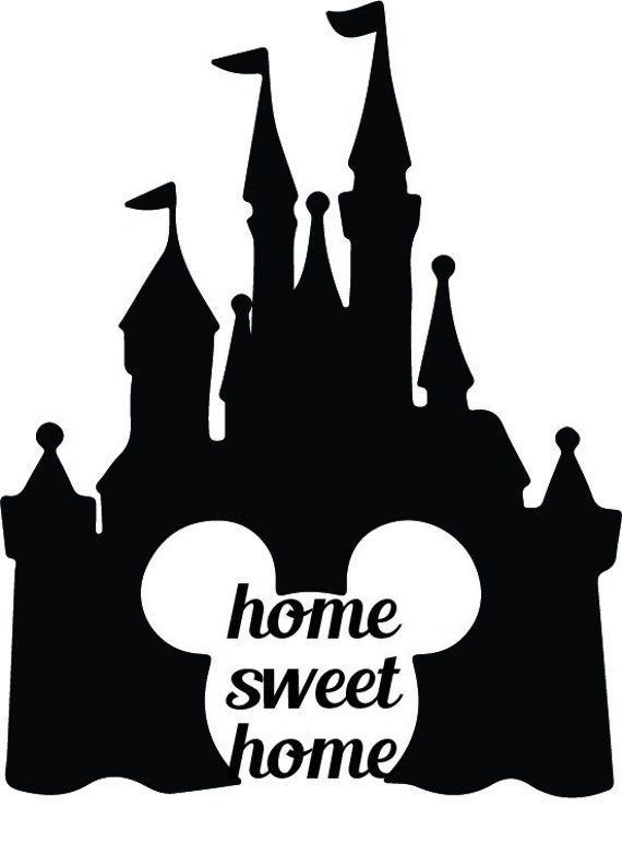 Download Disney Castle Home Sweet Home SVG | Etsy