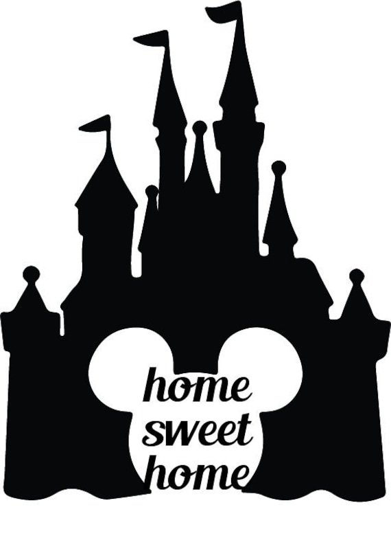 Download Disney Castle Home Sweet Home SVG | Etsy