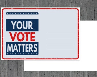 BULK ORDER Your Vote Matters (blank back)