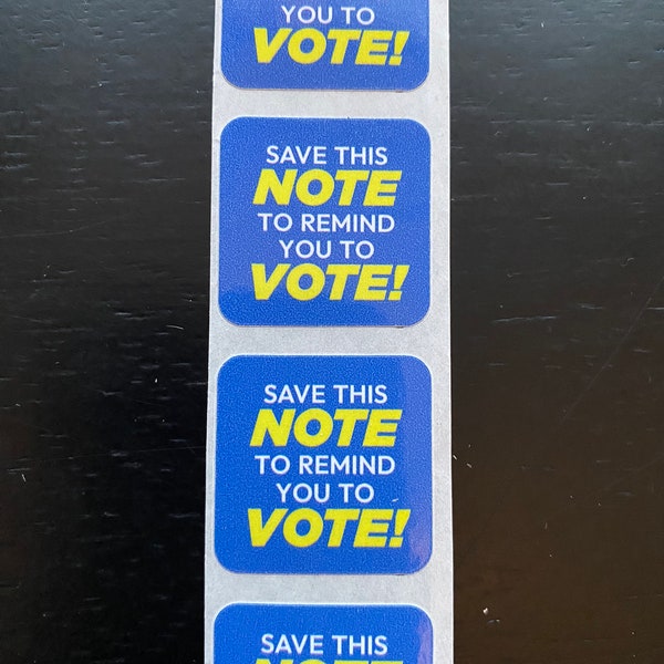 Vote Reminder Sticker