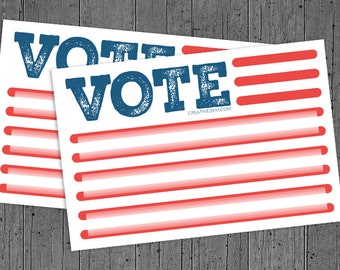 BULK ORDER Red, White, VOTE!