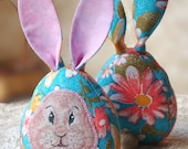 Pair rabbits Easter Bunny Toy Stuffed Rabbit Egg Easter decor Easter Basket Toy Kids Easter Toy