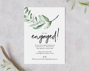 greenery engagement party invitation template engagement invite invitation printable bliss paper boutique pdf instant download bpb330_8