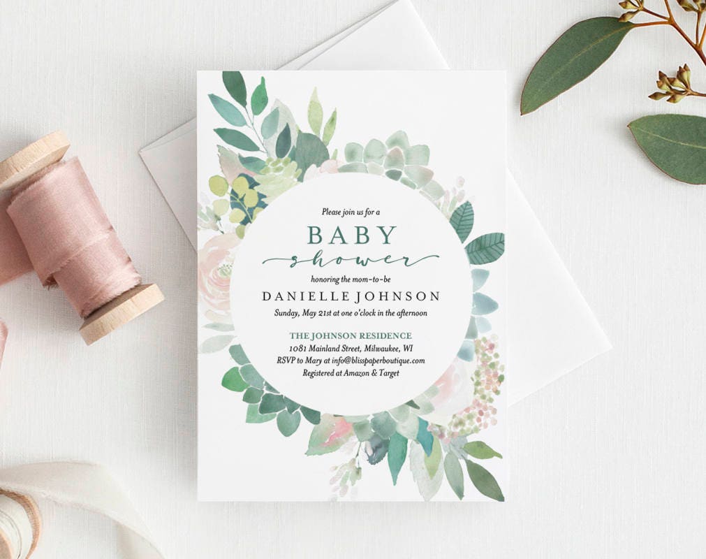 print your own baby shower invitations