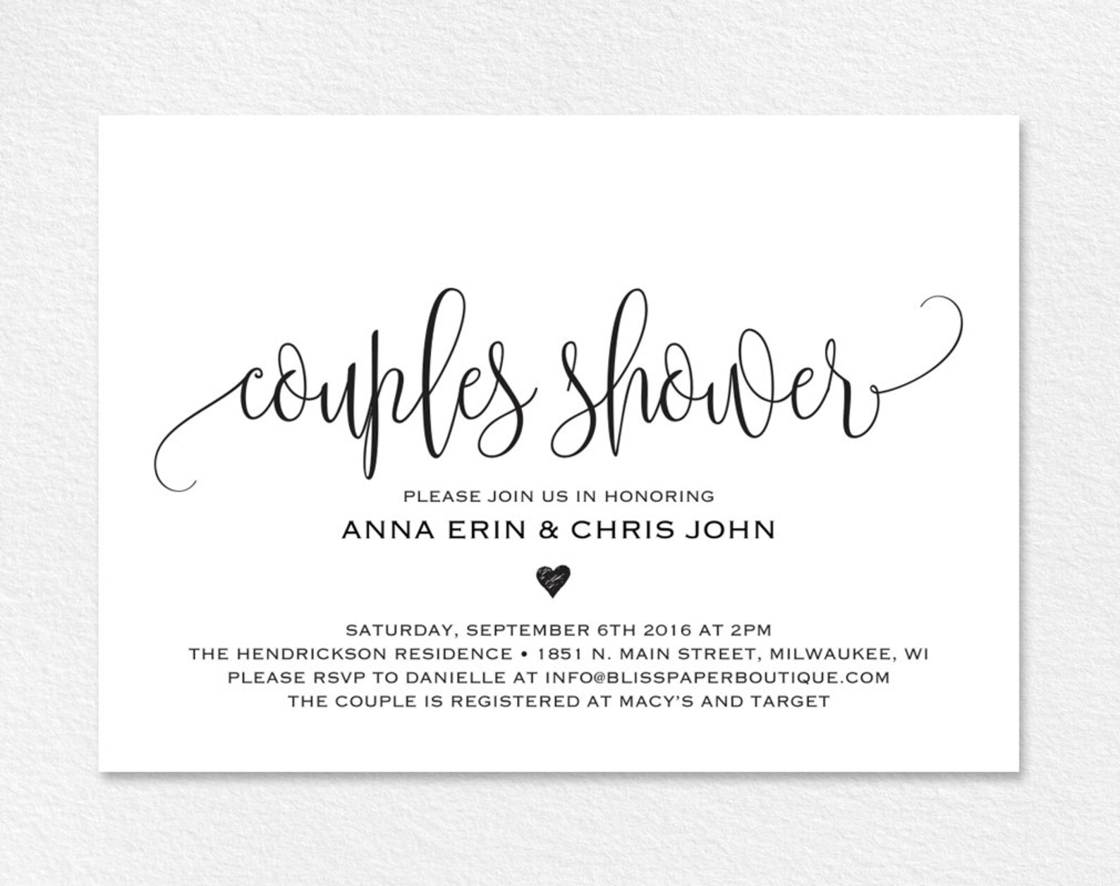 Couples Shower Invitation Couple Shower Wedding Shower Etsy