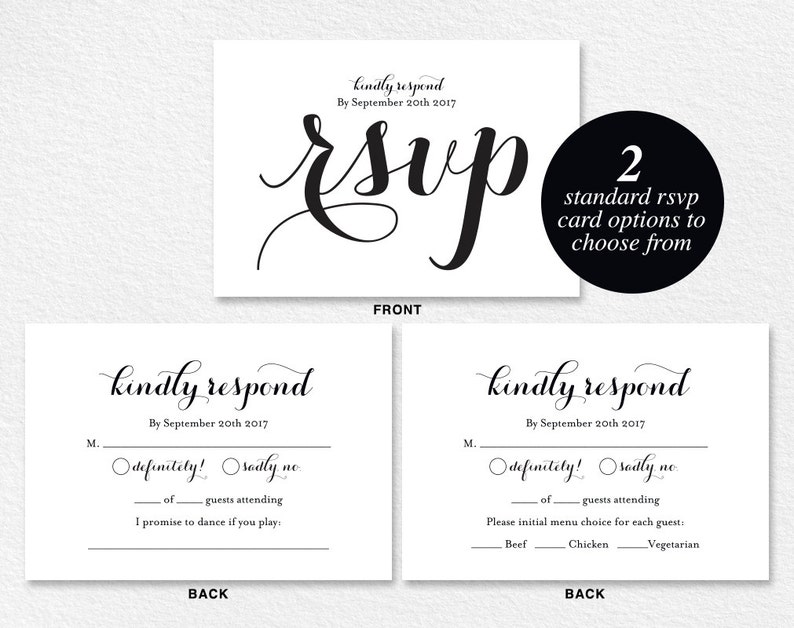 DIY wedding rsvp postcards rsvp online wedding rsvp cards rsvp cards rsvp template RSVP Postcard PDF Instant Download #BPB133/_1/_1