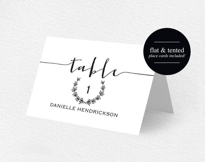 Wedding Name Cards Template from i.etsystatic.com