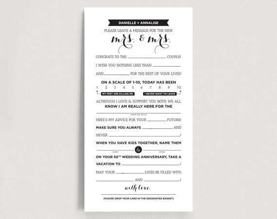 Marriage ceremony Crazy Libs Printable Template Kraft Indicator - Mrs and Mrs, Bride and Bride / Card / Match - Partnership Guidance Keepsake #BPB103WW photograph about Printable Mad Libs Pdf titled Marriage ceremony Insane Libs Printable Template Kraft Signal - Mrs and Mrs, Bride and Bride / Card / Recreation - Partnership Suggestions Keepsake #BPB103WW