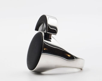 Snowden pen usb 32 - 64 - 128 GB 925 zilveren ring met zuivere ebbenhouten afwerking