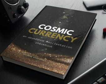 Moneda Cósmica - Cheques de Abundancia de Manifestación en Blanco Imprimibles