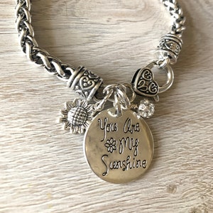 You are my sunshine bracelet