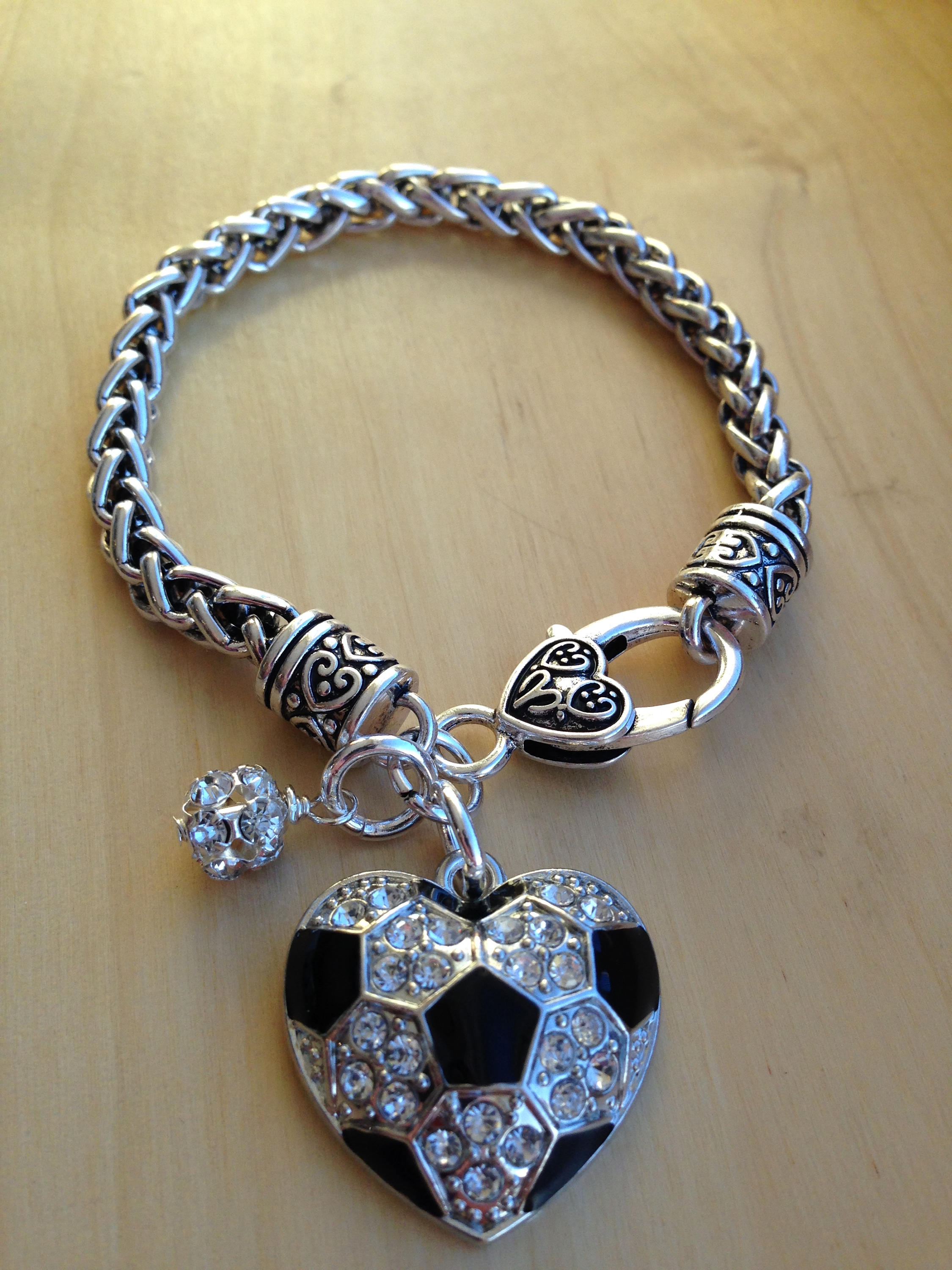Soccer bracelet soccer soccer jewelry Etsy